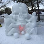 Wilfred Stijger & Edith Van de Wetering ice snow sculpture