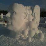 Wilfred Stijger & Edith Van de Wetering ice snow sculptue